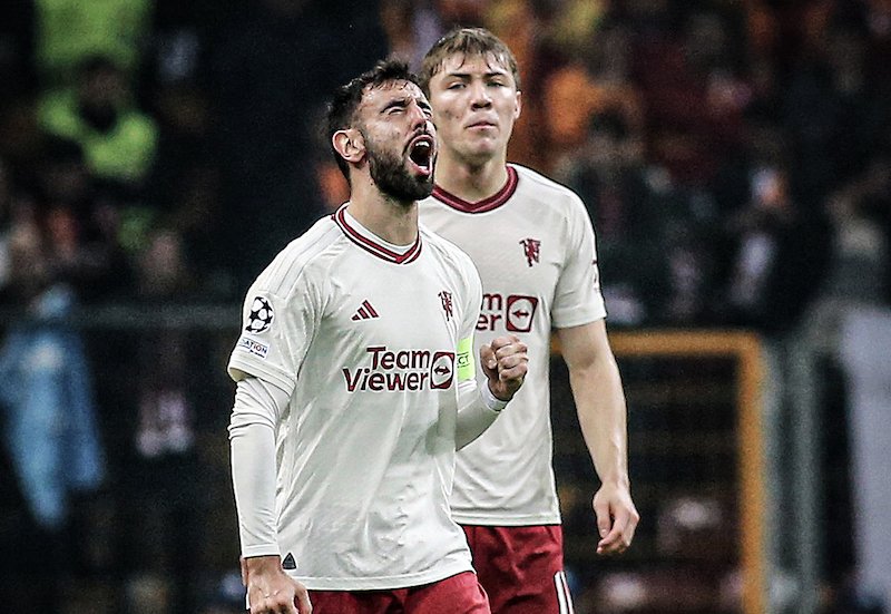 Manchester United captain Bruno Fernandes