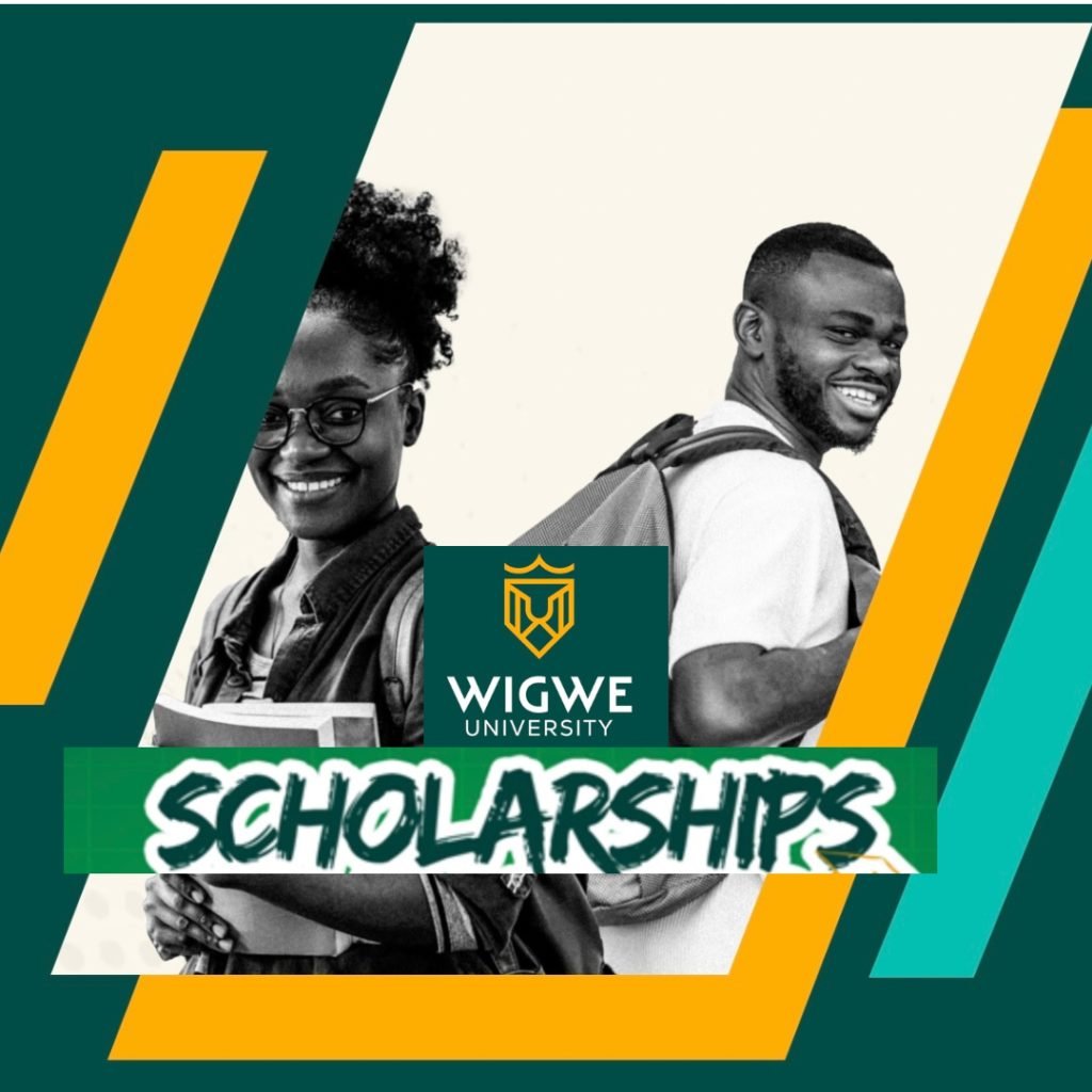 Wigwe University admission scholarships 2024 with wigwe logo