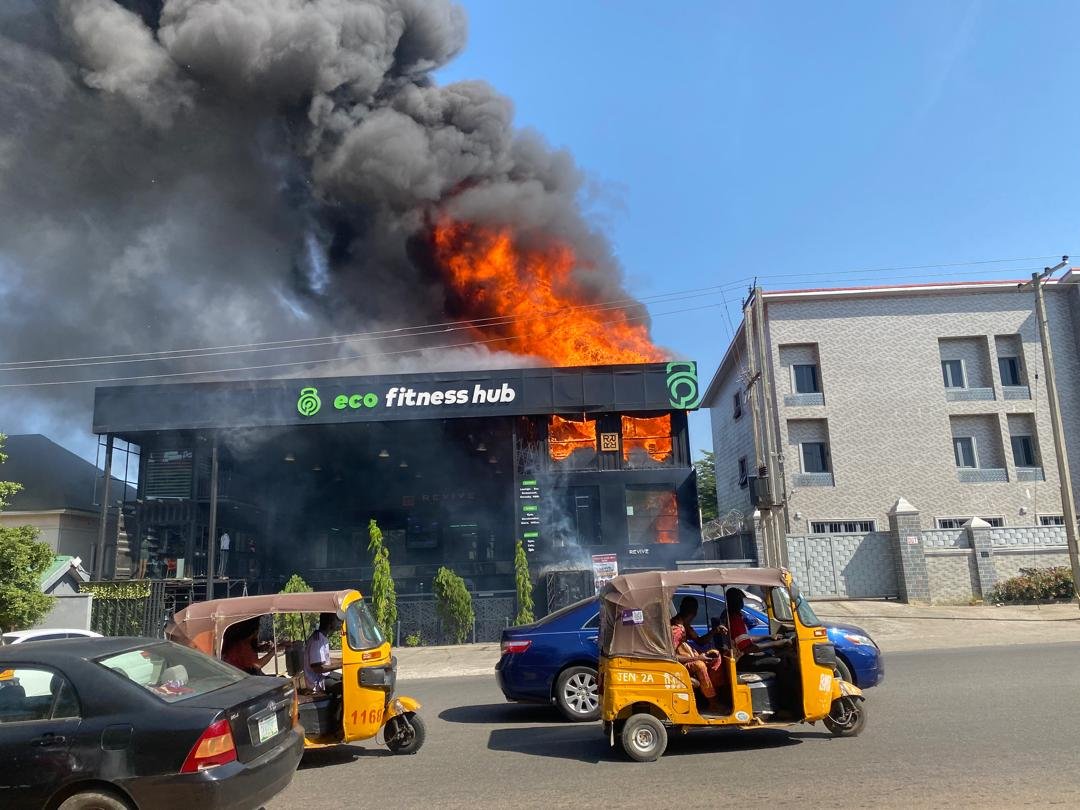 Fire at Eco Fitness Hub