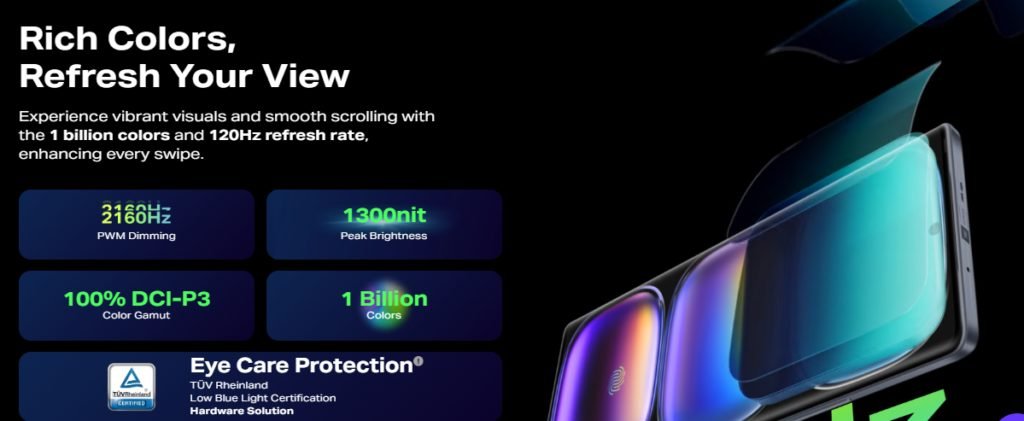 Image of a vibrant display