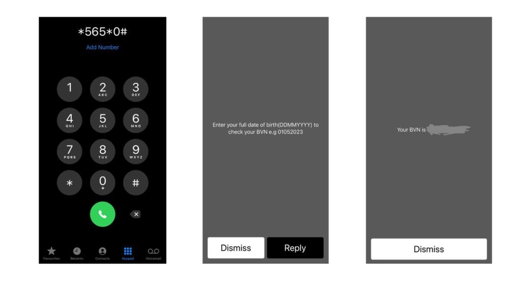 Check your BVN using USSD code (*565*0#)