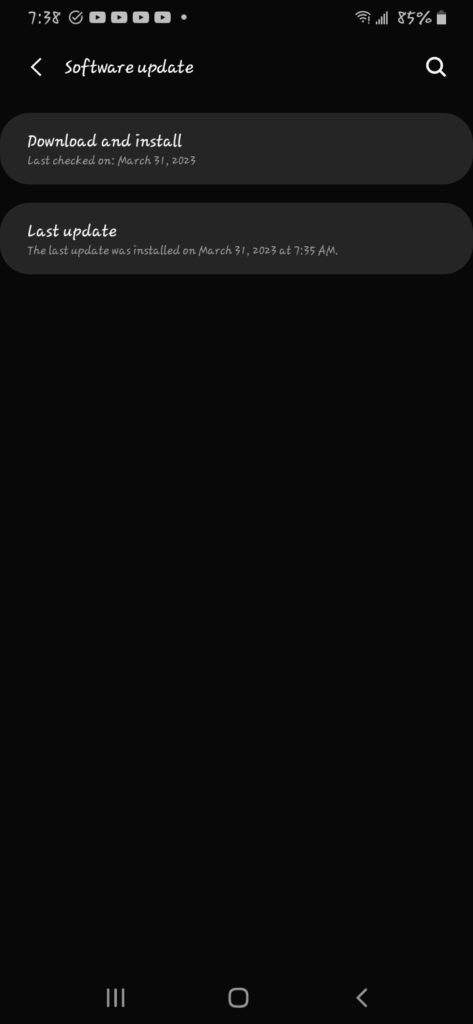 how to update my phone - android