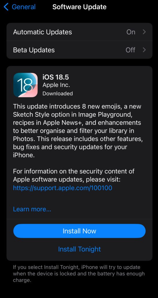how to update my phone