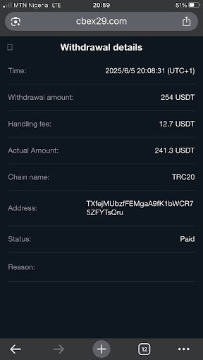CBEX payout 2