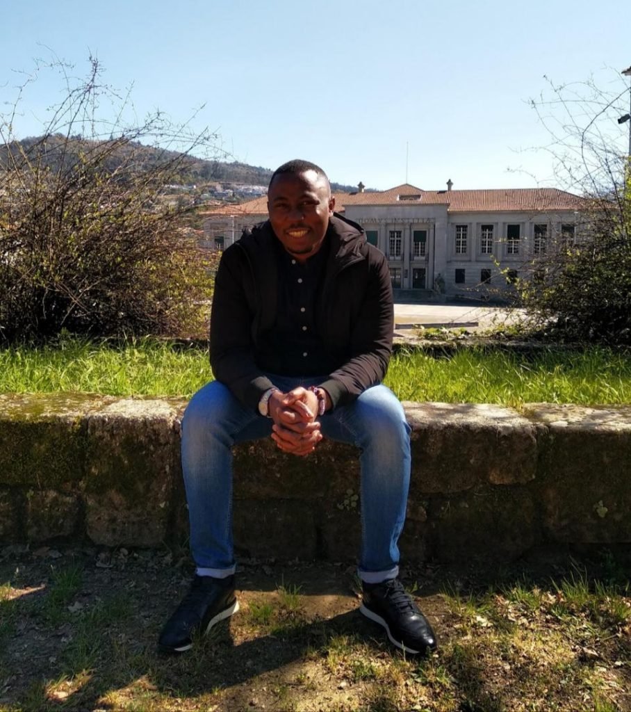 Foubi in another picture in Portugal taken in Guimaraes. 2021