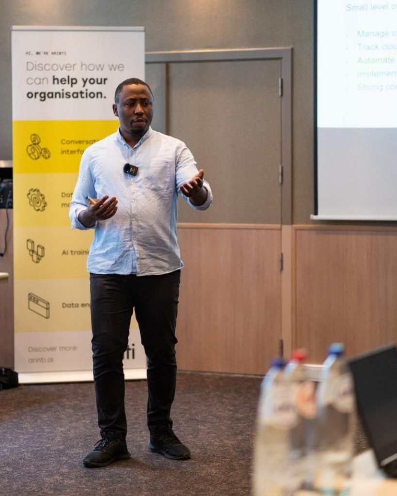 Foubi in Brussels providing training for a client about the use of Terraform for Infrastructure a Code (IaC) in 2022