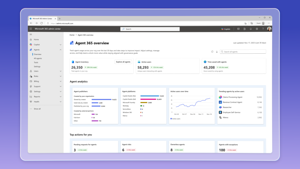 Microsoft Agent 365 from Microsoft Ignite 