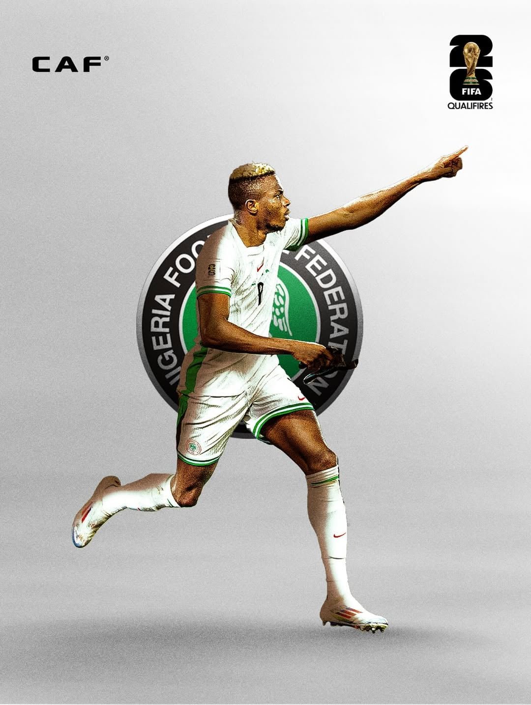 Can’t spell victory without Victor, CAF hails Osimhen’s hat-trick for Nigeria. Credit: Instagram | caf_online