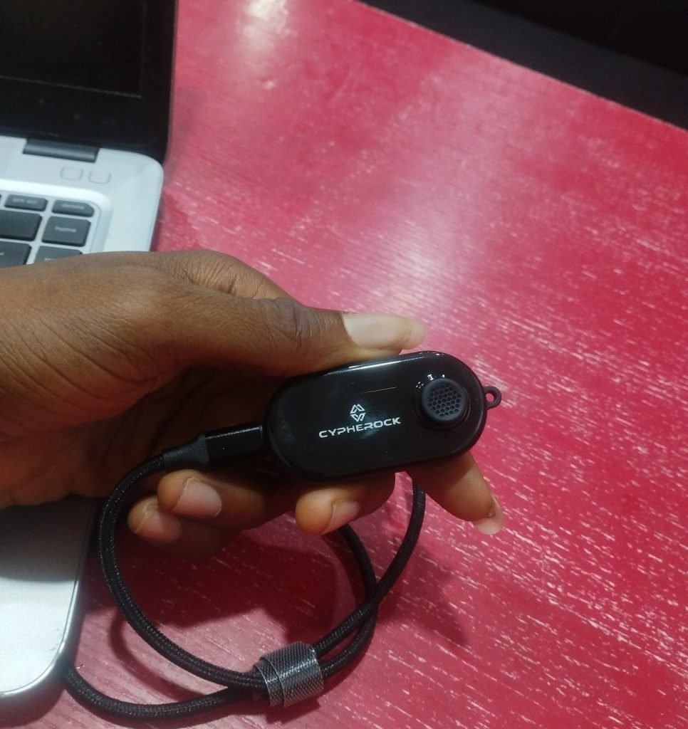 Cypherock X1 Vault comes on when connected to a power source