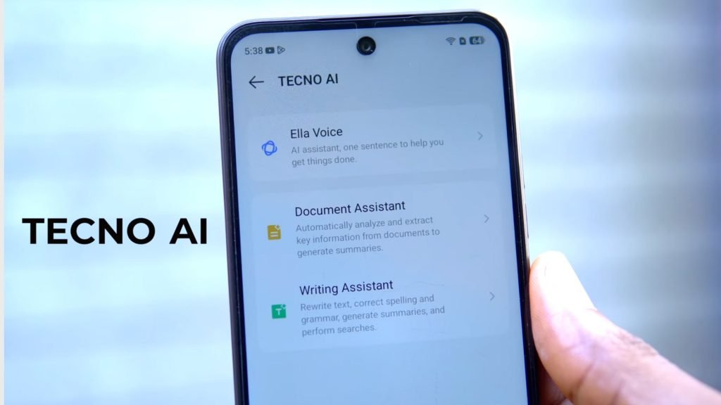 Tecno Pop 10 AI productivity features