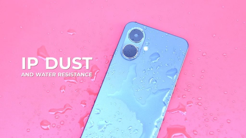 Tecno Pop 10 IP64 dust and water resistance