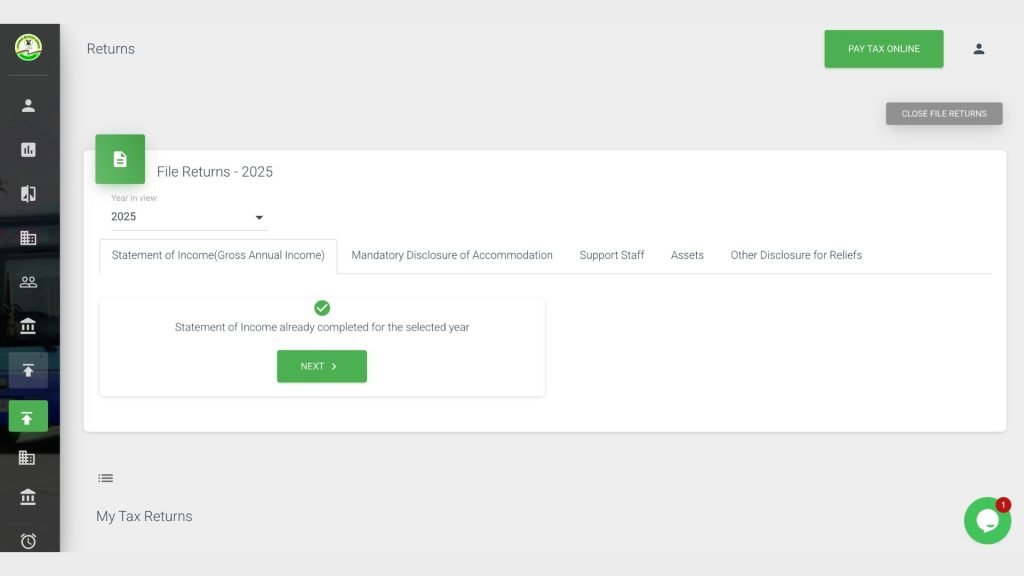 How to file tax on the LIRS eTax portal