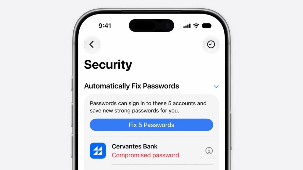 Passwords app uses agentic AI