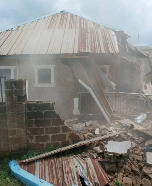 Kidnappers den used as hideout for abducted Adelabu's relatives demolished in Oyo.